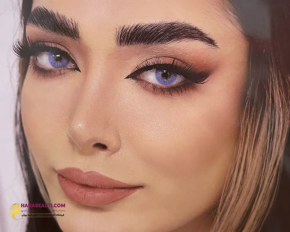 لنز چشم اِی آمی آبی یخی 1 Ice Blue