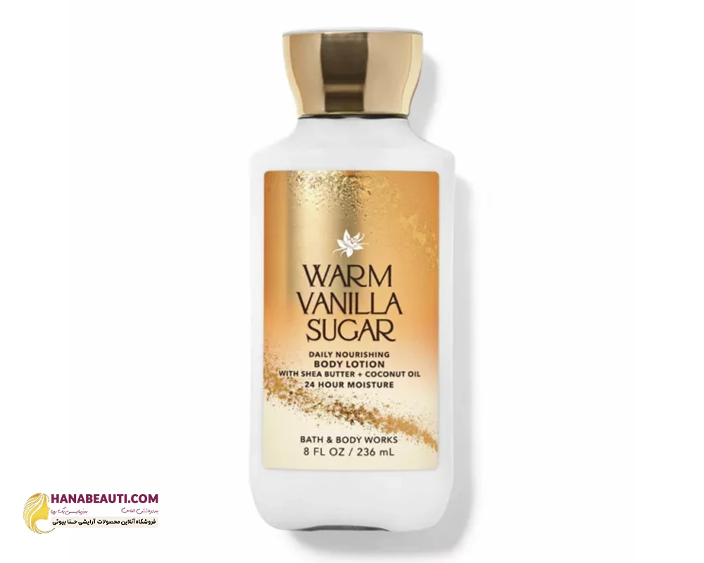 لوسیون بدن بث اند بادی وورکس Bath and Body Works رایحه Warm Vanilla Sugar