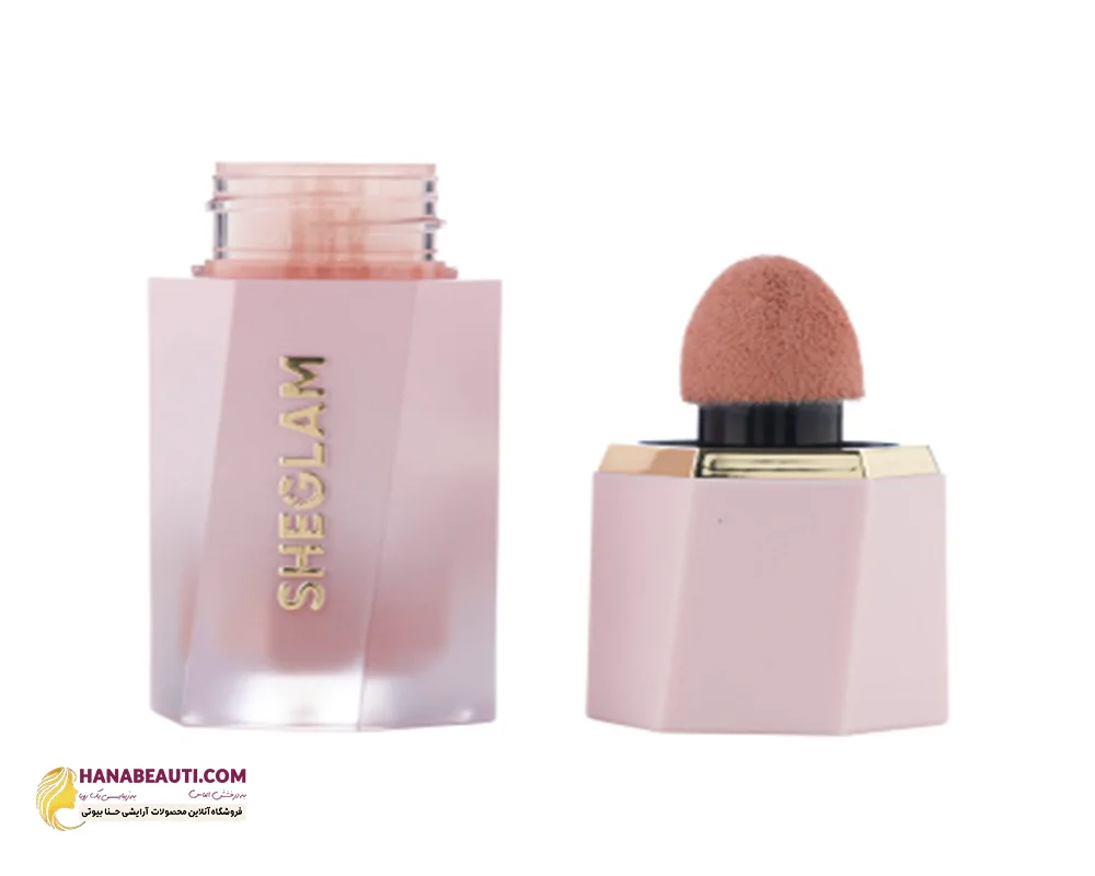 رژگونه مایع شیگلم مات مدل Liquid Blush Matte رنگ hush hush