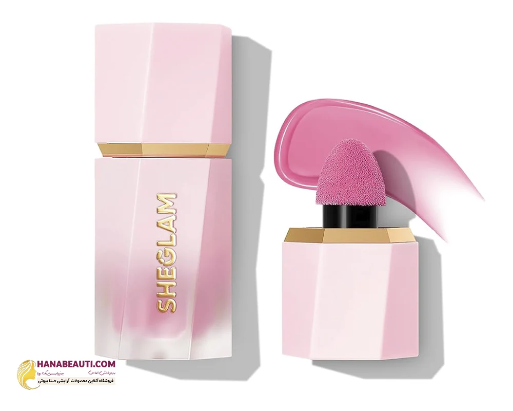 رژگونه مایع شیگلم مات مدل Liquid Blush Matte رنگ Petal Talk