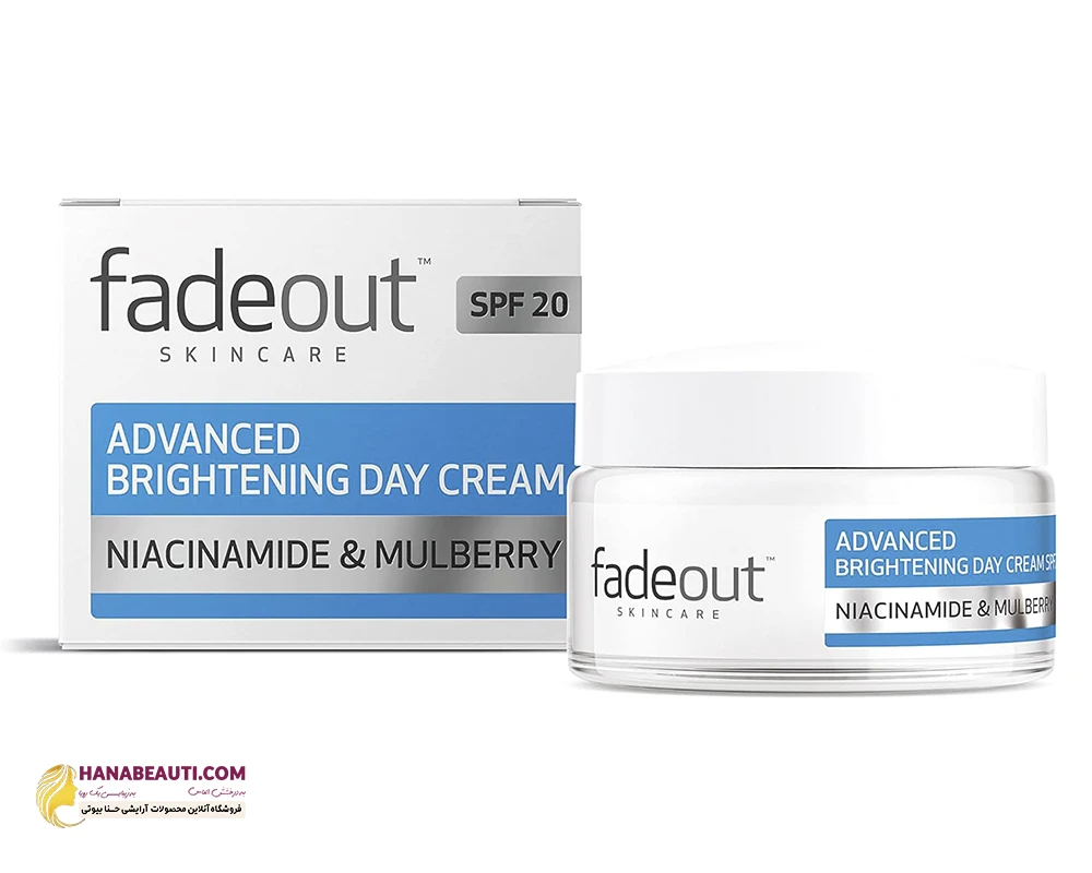 کرم ضد لک و روشن کننده روز فیداوت  Fadeout Advanced Whitening Day Cream SPF20