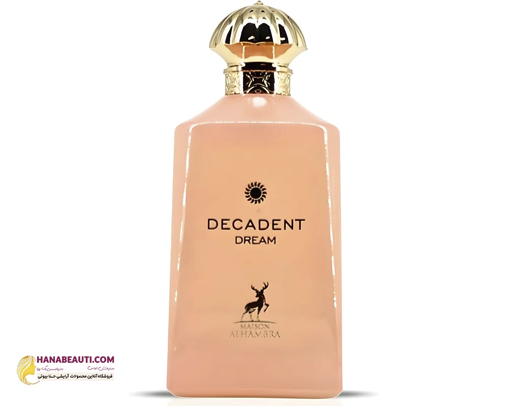 عطر ادوپرفیوم زنانه الحمبرا مدل دکادنت دریم رایحه شیرین حجم ۱۰۰ میل