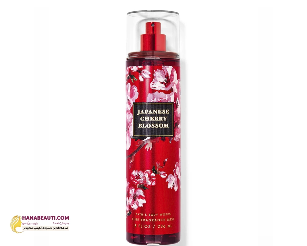 بادی اسپلش زنانه بث اند بادی ورکس با رایحه شکوفه گیلاس 236ml Bath & Body Works Japanese Cherry Blossom
